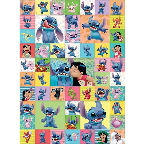 Stitch Målarbilder + Stickers multifärg