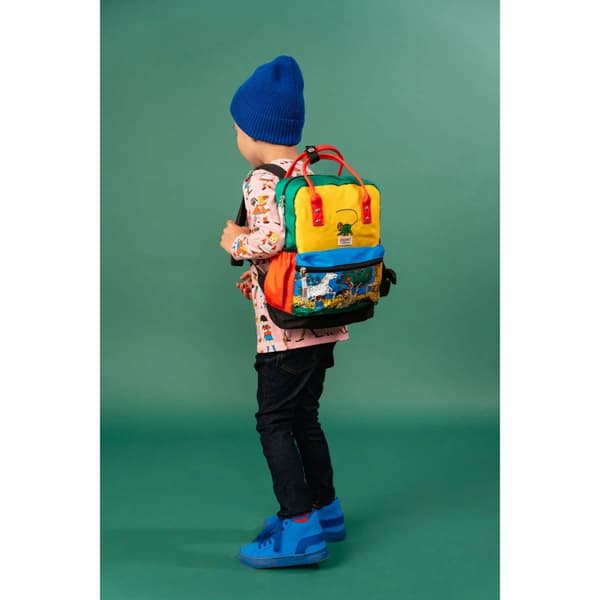 Peppi Pitkätossu Jippo reppu Villekulla keltainen Multicolor