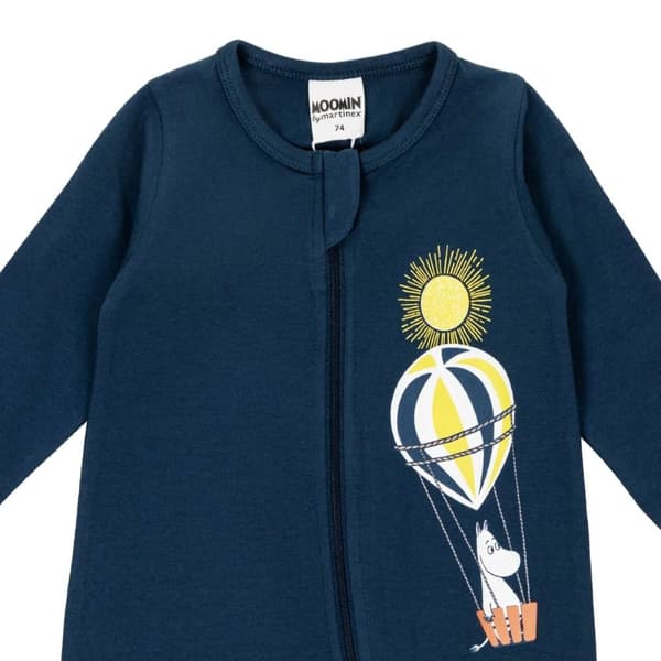Mumin - Flygtur-pyjamas mörkblå DarkBlue 80