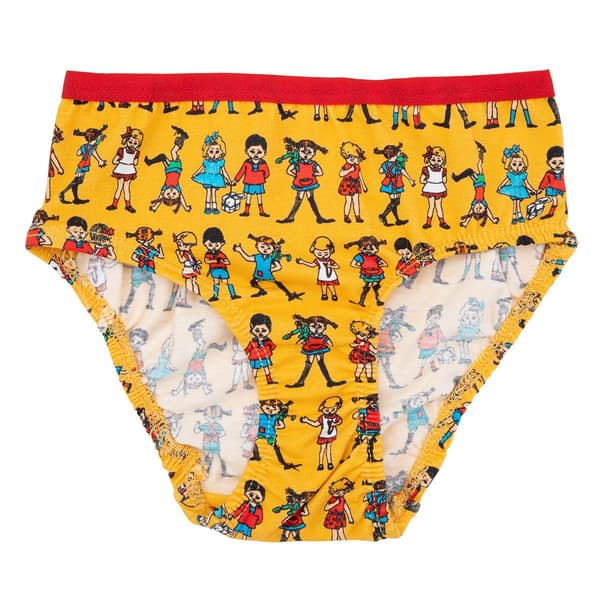 Pippi Langstrømpe - Pippi med venner trusser 2 stk. MultiColor 122/128