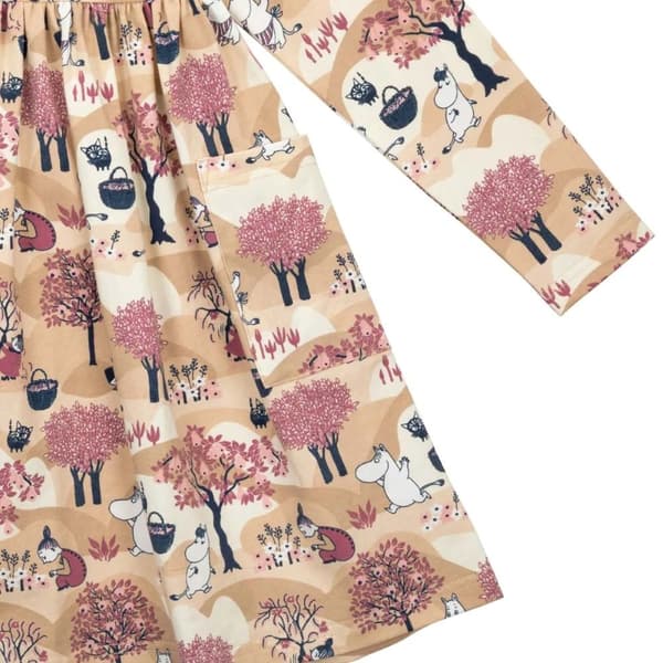 Muumi Hedelmäsadon mekko Beige Beige 92