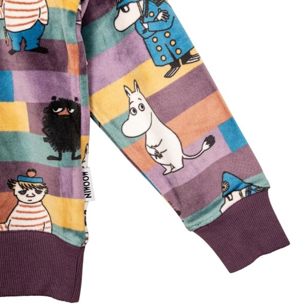 Moomin Fluga velour sweater bordeaux 122 cl Multicolor