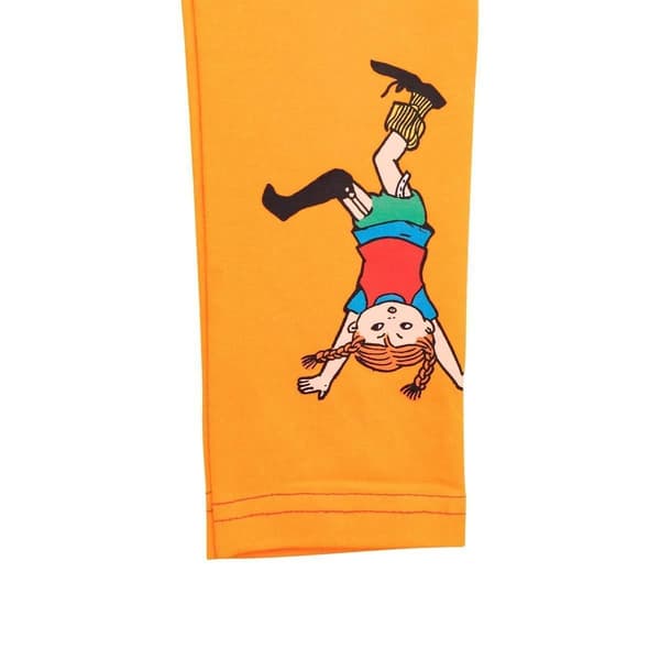 Pippi Langstrømpe leggings rød/orange Red 110