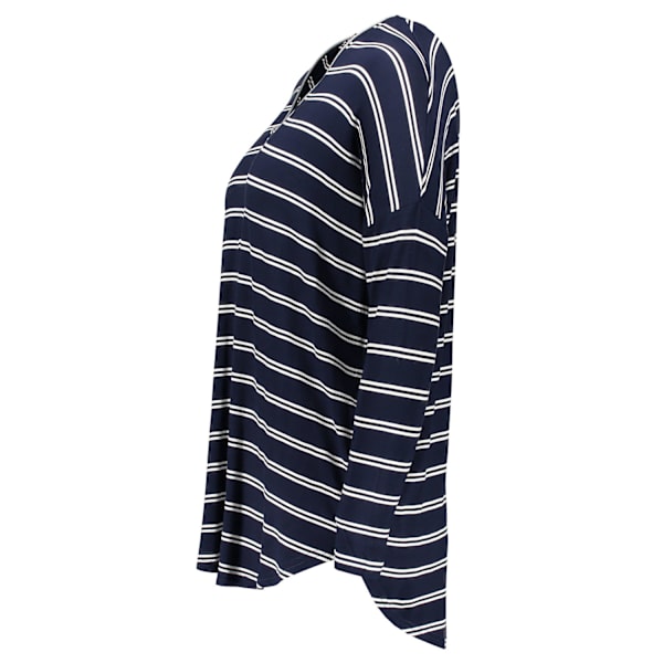 Långärmad topp av bambu Blue S