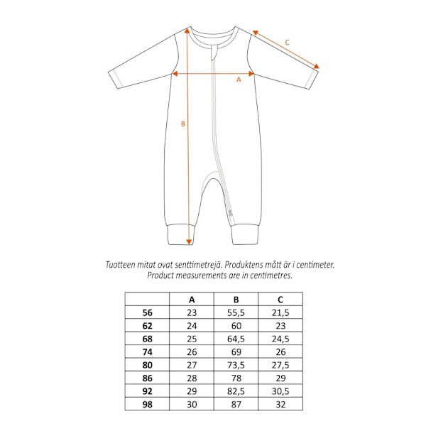 Mumin Somrigt-pyjamas vit MultiColor 62