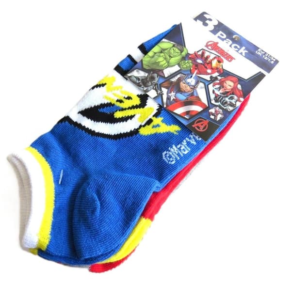 Marvel Avengers 3-pak ankelsokker MultiColor 31/34
