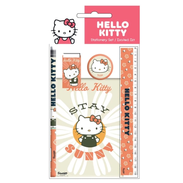 Hello Kitty pennset 5 delar multifärg