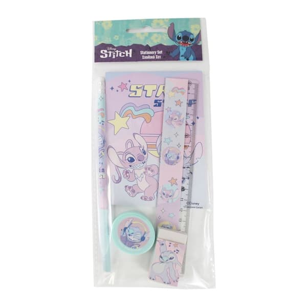 Disney Stitch stationery set 5 delar multifärg