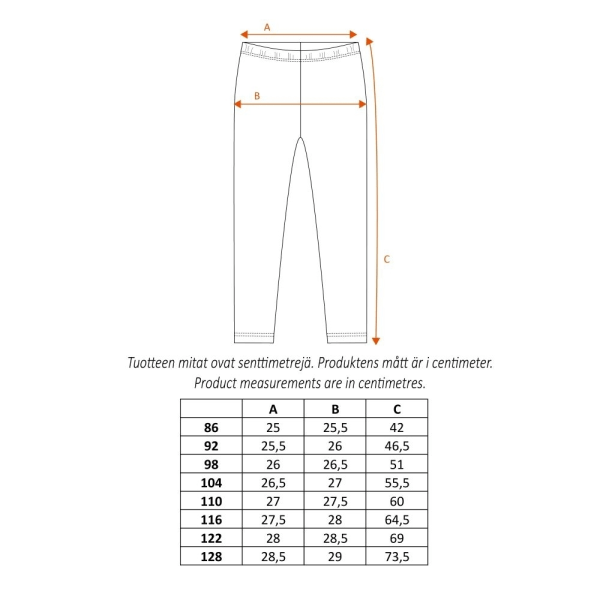 Pippi Långstrump - Regnbåge-leggings grön MultiColor 128