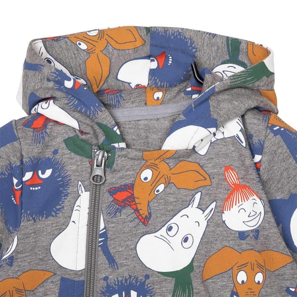 Mumin Uttryck-overall baby mörkgrå Grey 68