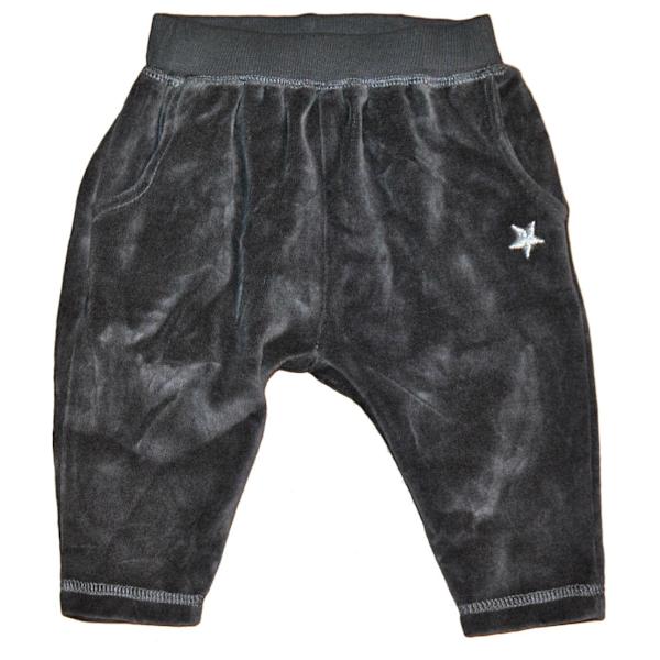 Plys bukser med stjerne 62 cl DarkGrey 62