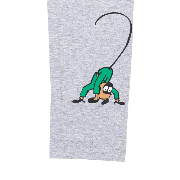 Pippi Langstrømpe - leggings sort/grå Grey 92