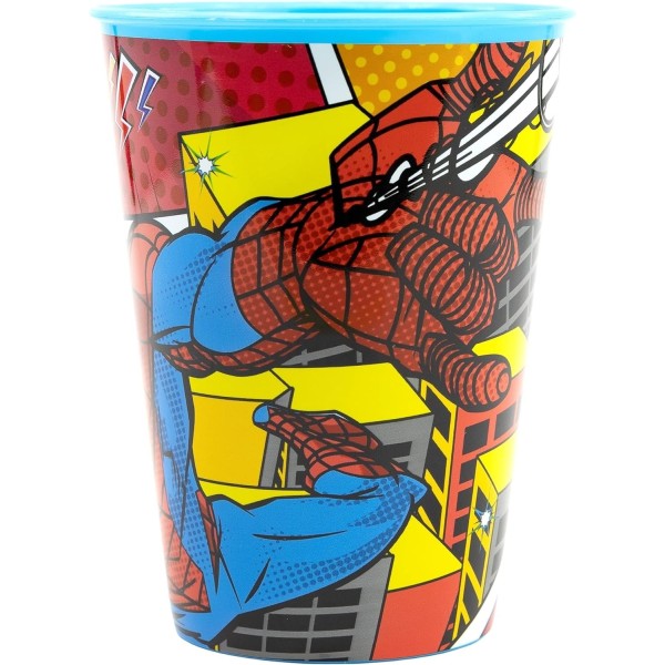 Spiderman plastmugg multifärg