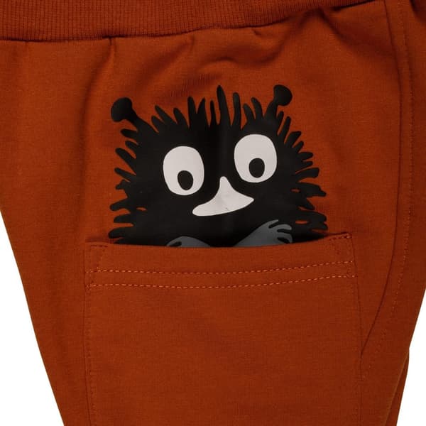 Moomin Stinky sweatpants baby Cinnamon 62 cl Brown 62 cl