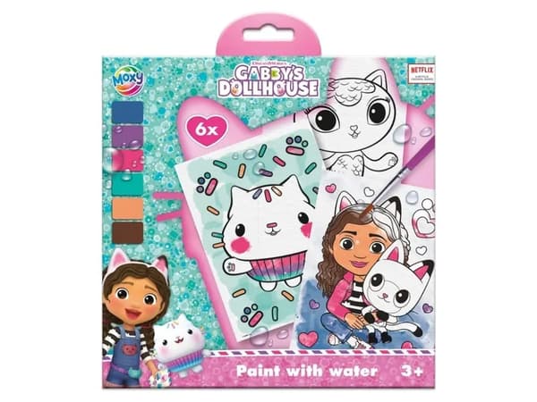 Gabby's Dollhouse Måla med Vatten-set multifärg