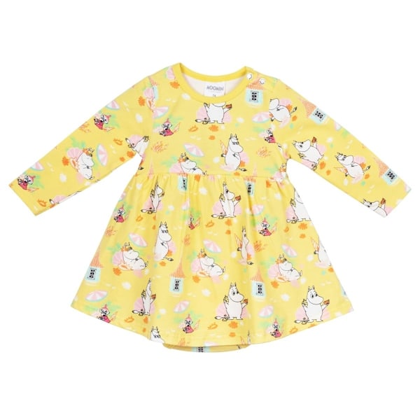 Moomin Beach bodysuit Gul Yellow 74