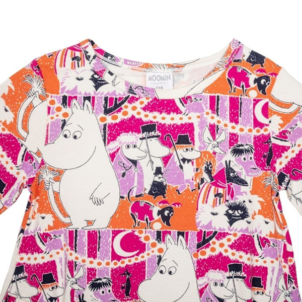 Moomin Serpentine børnekjole Hvid MultiColor 110