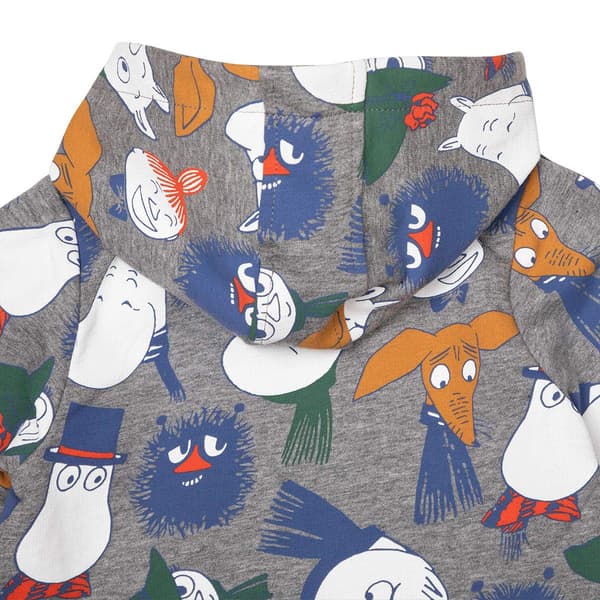 Mumin Uttryck-overall baby mörkgrå Grey 62