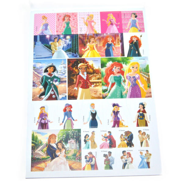 Disney Princess värityskirja tarroilla Multicolor