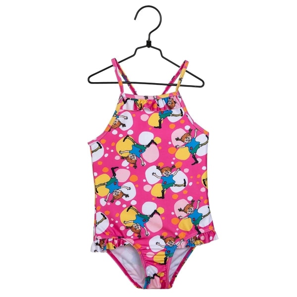 Pippi Langstrømpe Wheeling badedragt anilin Pink 86/92