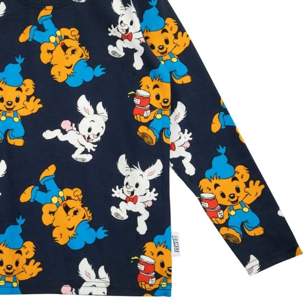 Bamse Duo-skjorte mørkeblå Blå 92