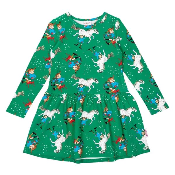 Peppi Pitkätossu Itsevarma Mekko Vihreä Green 86