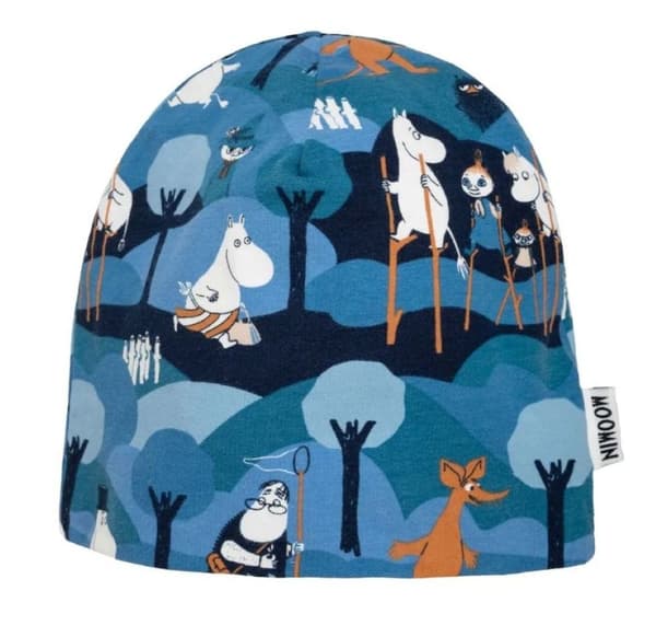 Mumin Äventyr-mössa blå DarkBlue 52/54
