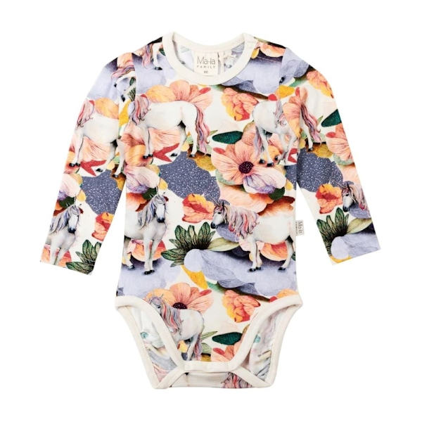 MA-IA FAMILY Poppy-body naturvit MultiColor 74