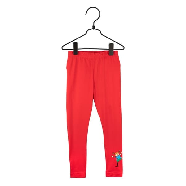 Pippi Långstrump Leggings Röd Red 92