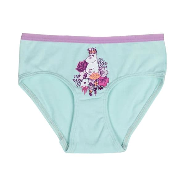 Mumin Blomkrans trusser 2 stk lilla Purple 122/128