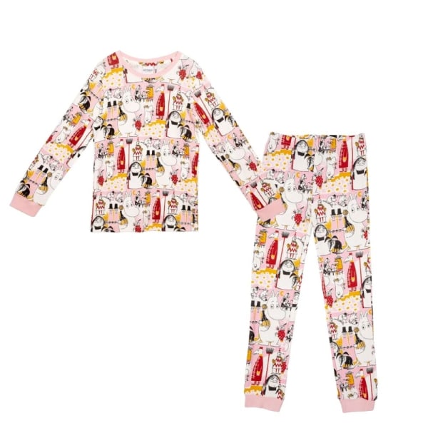 Mumin Misan-pyjamas rosa Pink 122/128