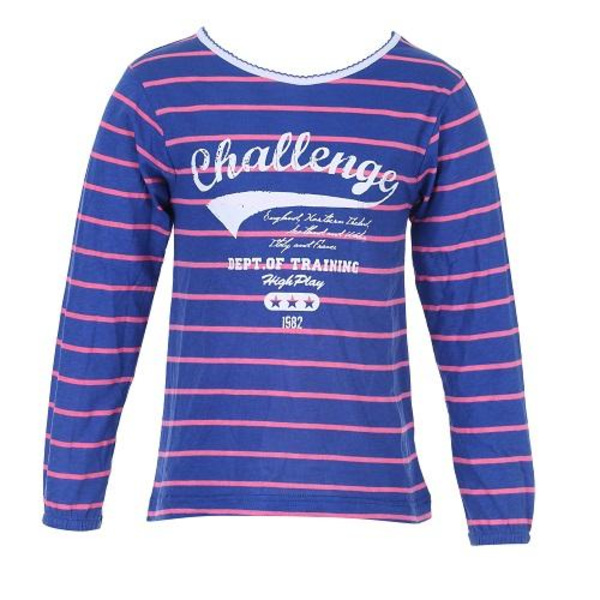 Top langærmet Revival Blue Blue 86/92 Randig