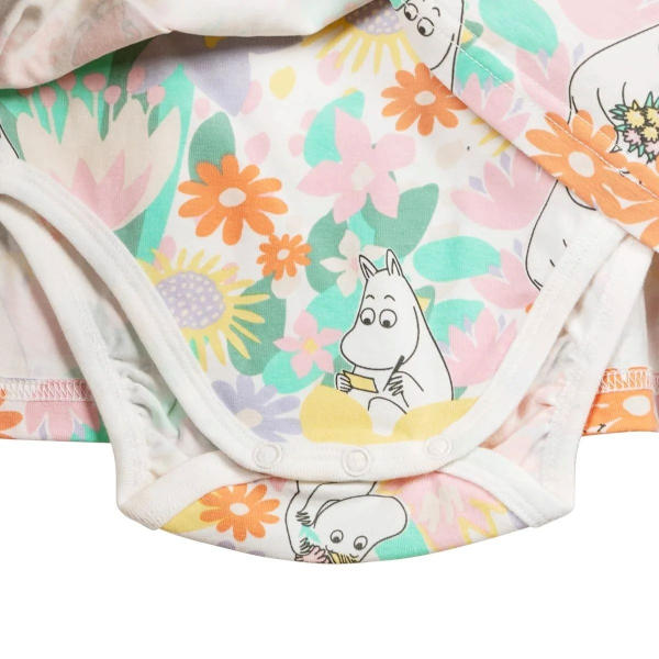 Muumi Somrigt body, valkoinen MultiColor 62