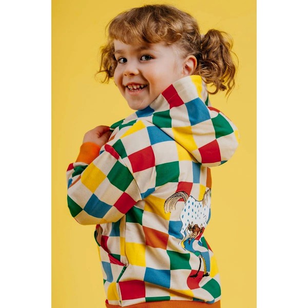 Pippi Långstrump -  Pippi ruta munkjacka kitt MultiColor 86