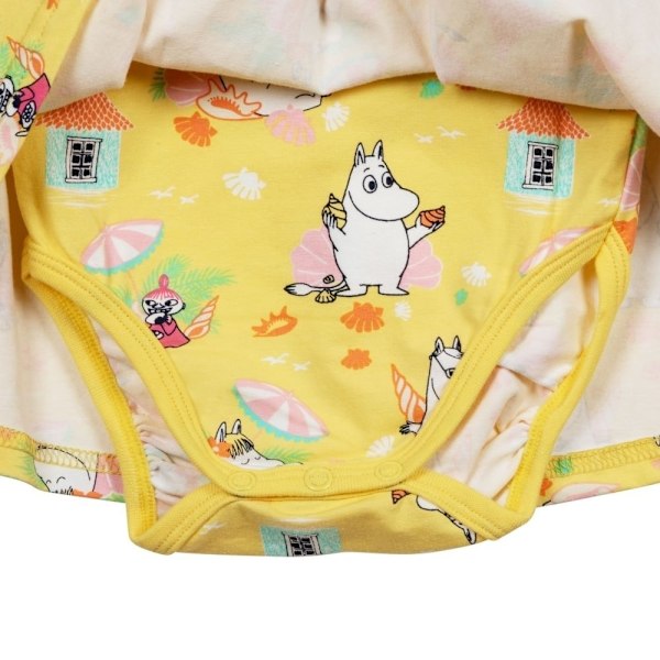 Mumin Strand-bodyklänning Gul Yellow 74