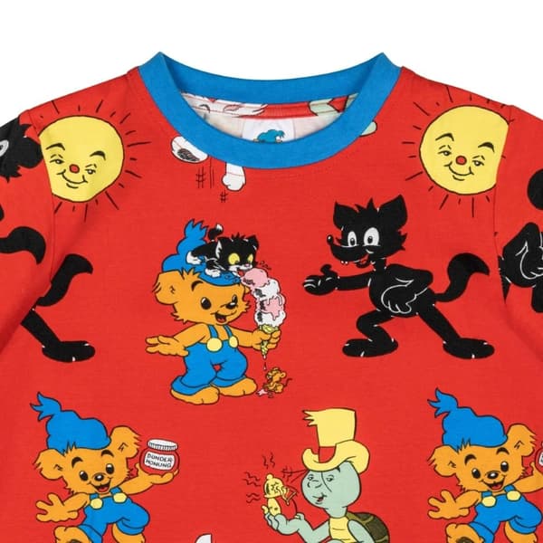 Bamse Kompisar t-shirt rød 86 cl Red 86
