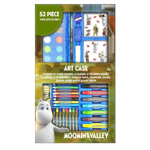 Moomin Art Case 52 Delar multifärg