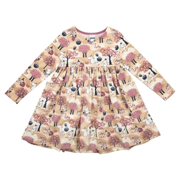 Muumi Hedelmäsadon mekko Beige Beige 128