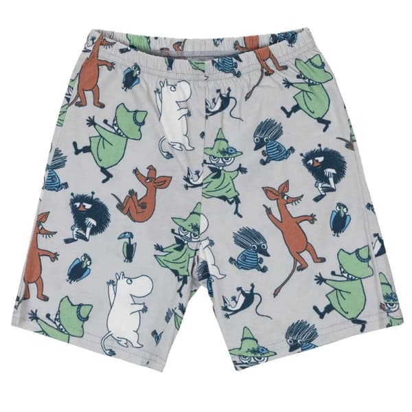 Mumi Lustig shorts pyjamas grå Grey 98/104