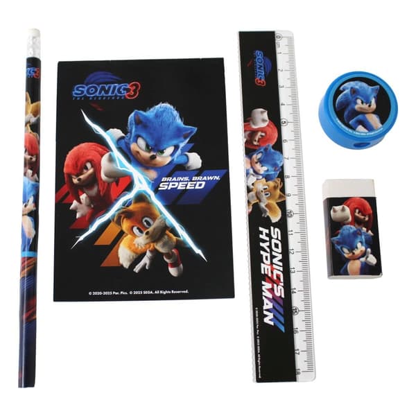 Sonic the Hedgehog Hype Man pensæt med 5 dele Multicolor
