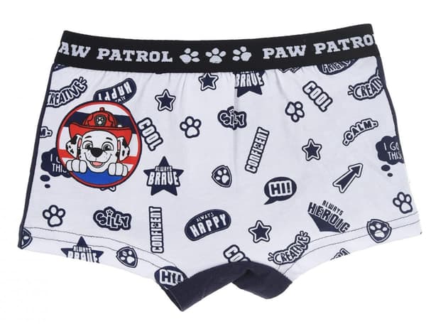 2-pak boxershorts Paw Patrol hvide/stribede Red 92/98