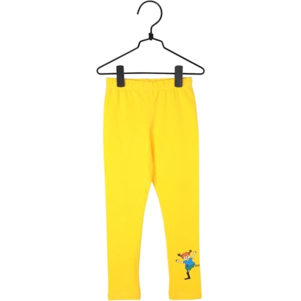 Pippi Långstrump Leggings Gul Yellow 122