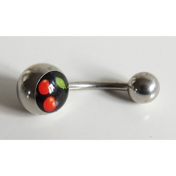 Navelpiercing körsbär Körsbär