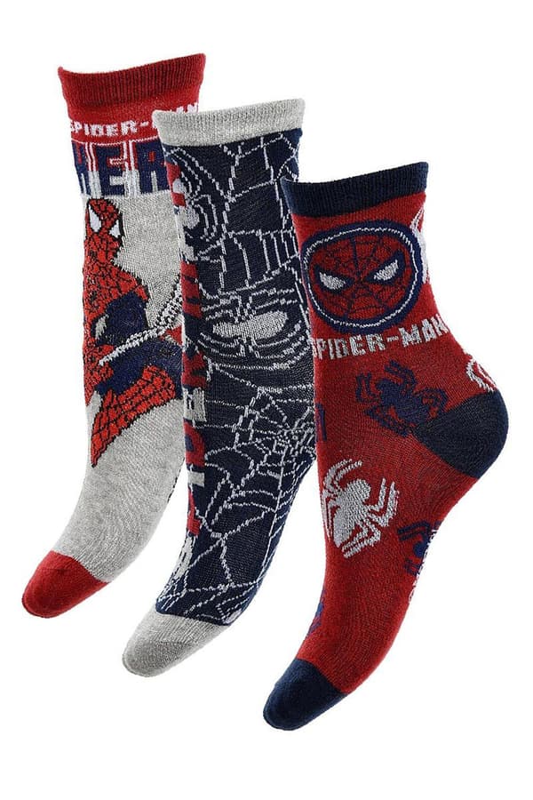 3 kpl Spider-Man-sukat Spider 23/26 Multicolor
