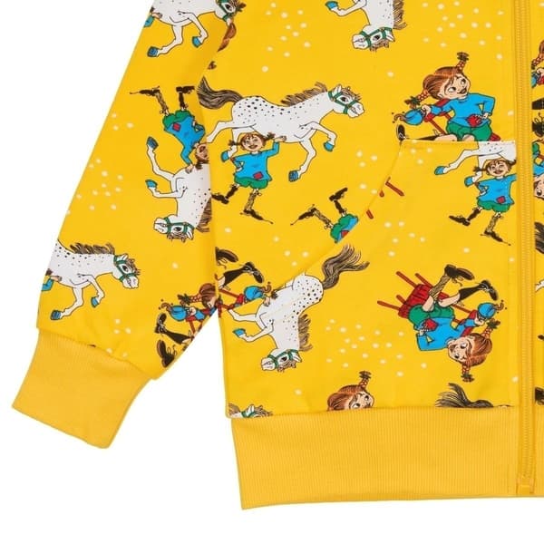 Pippi Långstrump - Självsäker-munkjacka gul Yellow 128