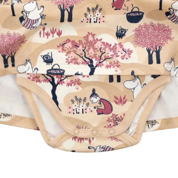 Muumi Hedelmäsadon body beige Beige 62