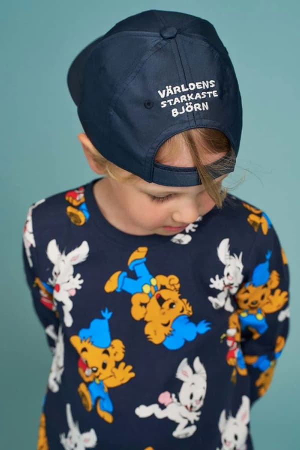 Teddybjørnekasket mørkeblå DarkBlue 52/54 cm