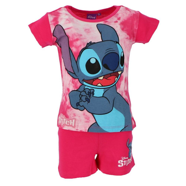 Disney Stitch 2-delt pyjamas Pink Pink 104