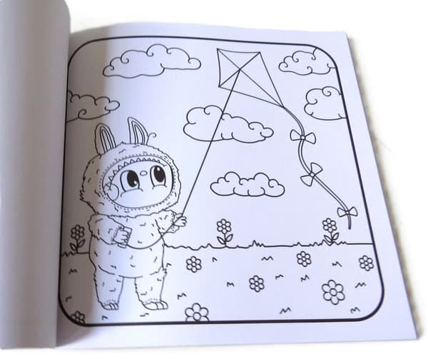 Lafufu Cosy Colouring Book Multicolor