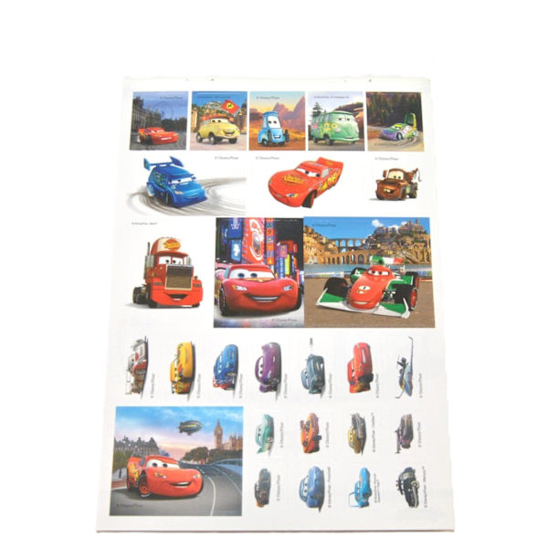 Disney Cars 2 värityskirja tarroilla Multicolor